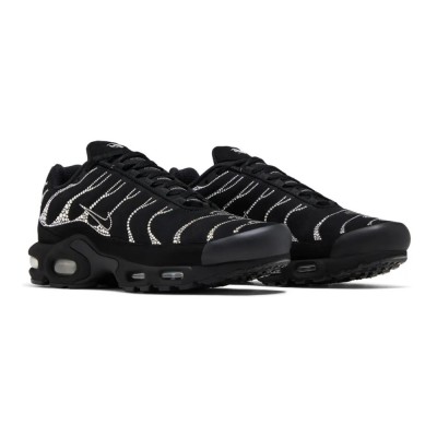 Swarovski x Nike Air Max Plus Moonlight FZ4327-001 Black Crystal TN Sneakers – Luxury Reflective Lifestyle Shoes for Men & Women