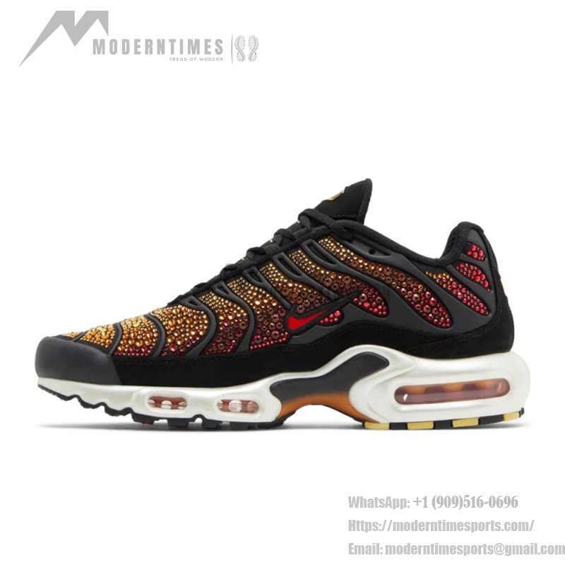 Swarovski x Nike Air Max Plus Sunset FZ9042-001 gradient reflective TN sneakers