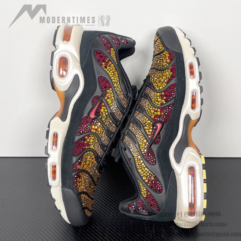 Swarovski x Nike Air Max Plus Sunset FZ9042-001 gradient reflective TN sneakers