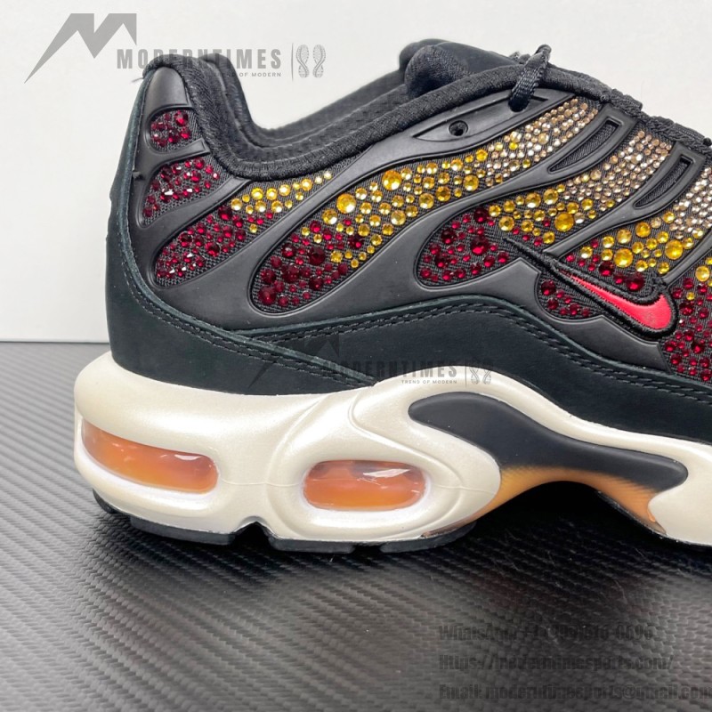 Swarovski x Nike Air Max Plus Sunset FZ9042-001 gradient reflective TN sneakers