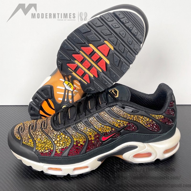 Swarovski x Nike Air Max Plus Sunset FZ9042-001 gradient reflective TN sneakers
