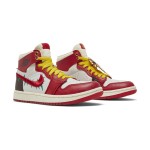 Teyana Taylor x Wmns Air Jordan 1 High Zoom Comfort 2 "A Rose From Harlem" FJ0604-601 - Limited Edition Red & White Rose Stitching Sneaker