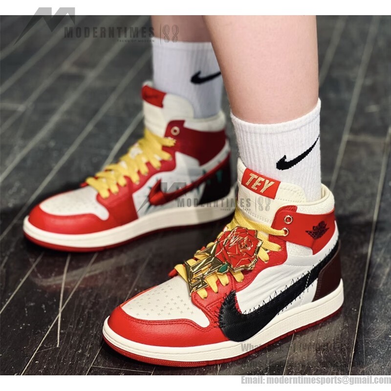 Teyana Taylor x Wmns Air Jordan 1 High Zoom Comfort 2 "A Rose From Harlem" Sneaker