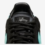 Tiffany & Co. x Nike Air Force 1 Low DZ1382-001 - Black Suede Sneakers with Tiffany Blue Swoosh