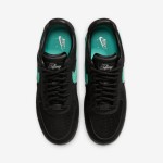 Tiffany & Co. x Nike Air Force 1 Low DZ1382-001 - Black Suede Sneakers with Tiffany Blue Swoosh