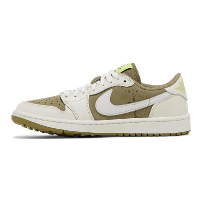 Travis Scott x Air Jordan 1 Low Golf “Olive” FZ3124-200 | 골프 성능과 패션의 완벽한 조화