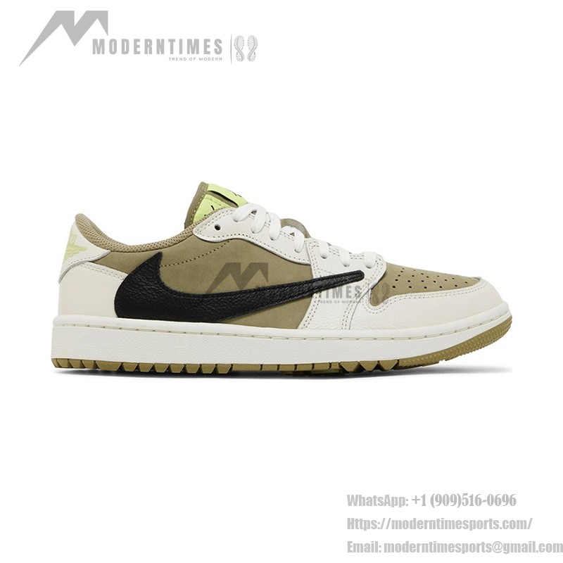 Travis Scott x Air Jordan 1 Low Golf “Olive” FZ3124-200 Sneakers