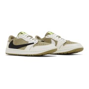 Travis Scott x Air Jordan 1 Low Golf “Olive” FZ3124-200 | 골프 성능과 패션의 완벽한 조화