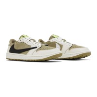 Travis Scott x Air Jordan 1 Low Golf “Olive” FZ3124-200 | 골프 성능과 패션의 완벽한 조화