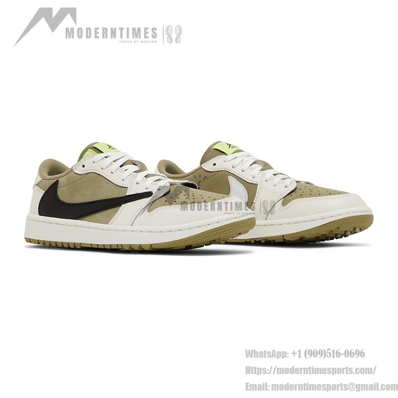 Travis Scott x Air Jordan 1 Low Golf “Olive” FZ3124-200 Sneakers