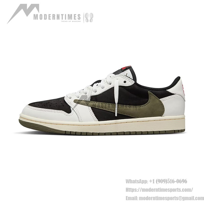 Travis Scott x Air Jordan 1 Low OG WMNS 'Olive' DZ4137-106 - Limited Edition Sneaker