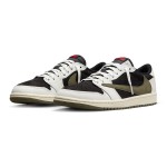 Travis Scott x Air Jordan 1 Low OG WMNS 'Olive' DZ4137-106 - Limited Edition Sneaker