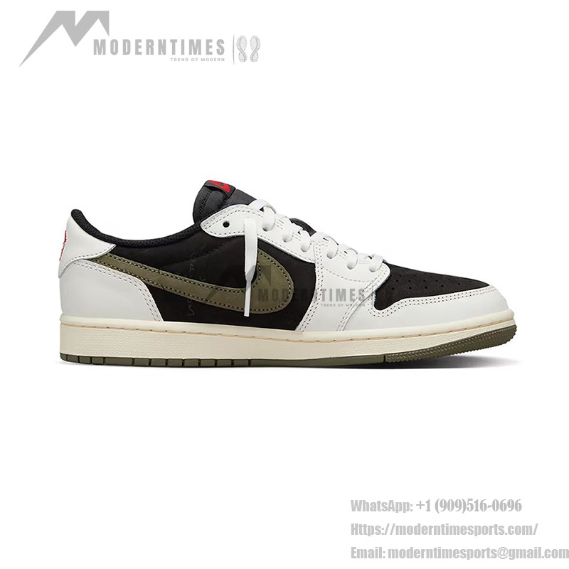 Travis Scott x Air Jordan 1 Low OG WMNS 'Olive' DZ4137-106 - Limited Edition Sneaker