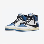 Travis Scott x Fragment Design x Air Jordan 1 High OG Blue White Black DH3227-105