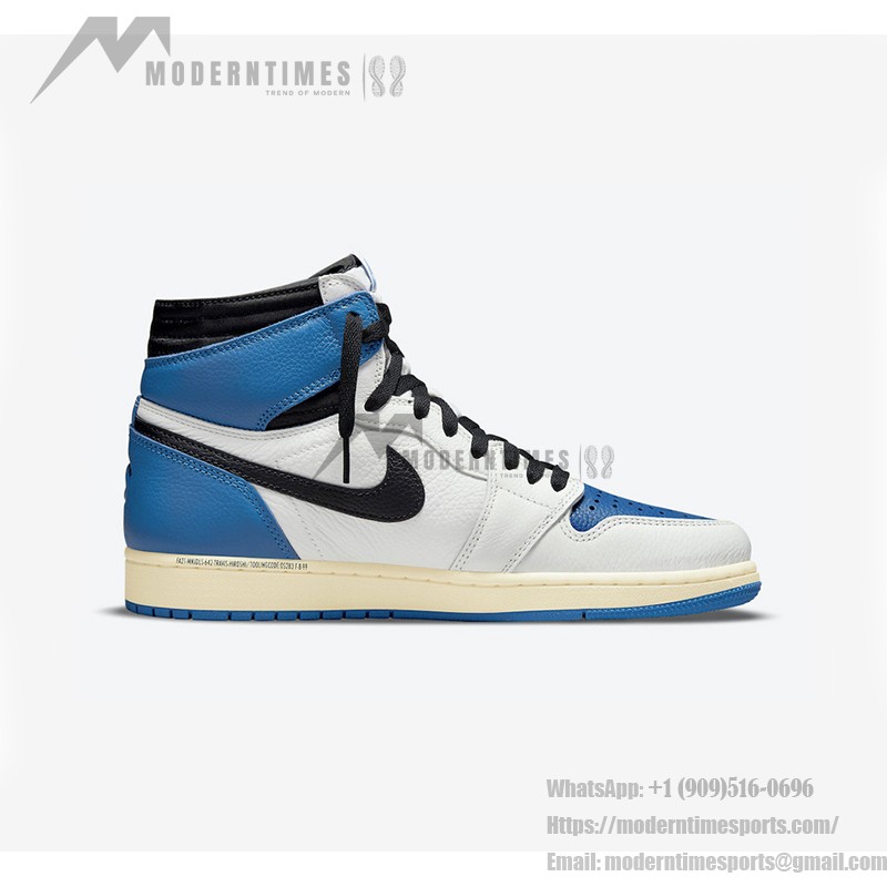 Travis Scott x Fragment Design x Air Jordan 1 High OG Blue White Black DH3227-105