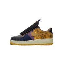 Travis Scott x Nike Air Force 1 Low 'Cactus Jack' CN2405-900 - Workwear-Inspired Patchwork Collaboration Sneakers