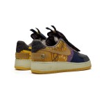 Travis Scott x Nike Air Force 1 Low 'Cactus Jack' CN2405-900 - Patchwork Collaboration Sneakers with Zippered Overlays