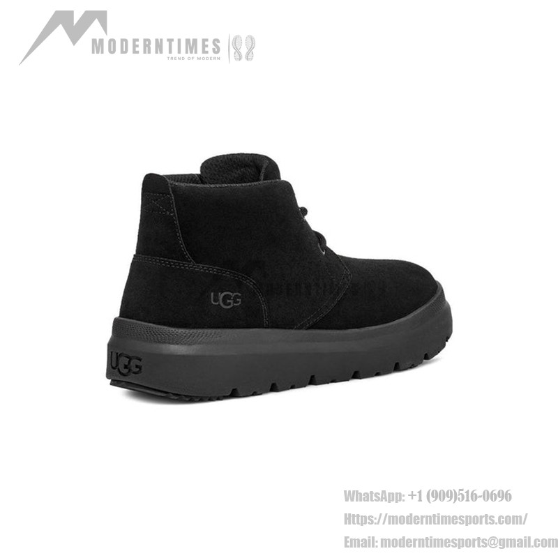 UGG Burleigh Chukka Trainer Black 1151773 - Stylish Suede Chukka Boots with Lightweight EVA Sole