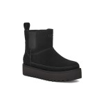 UGG Chelsea Platform Mini Black 1158051 - Sleek Suede Boots with Bold Platform Sole