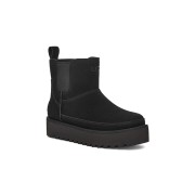 UGG Chelsea Platform Mini Schwarz 1158051: Elegante Wildlederstiefel mit Auffälliger Plateau-Sohle