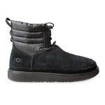 UGG Classic Mini Lace-Up Weather Boots with Waterproof Upper and Sheepskin Lining