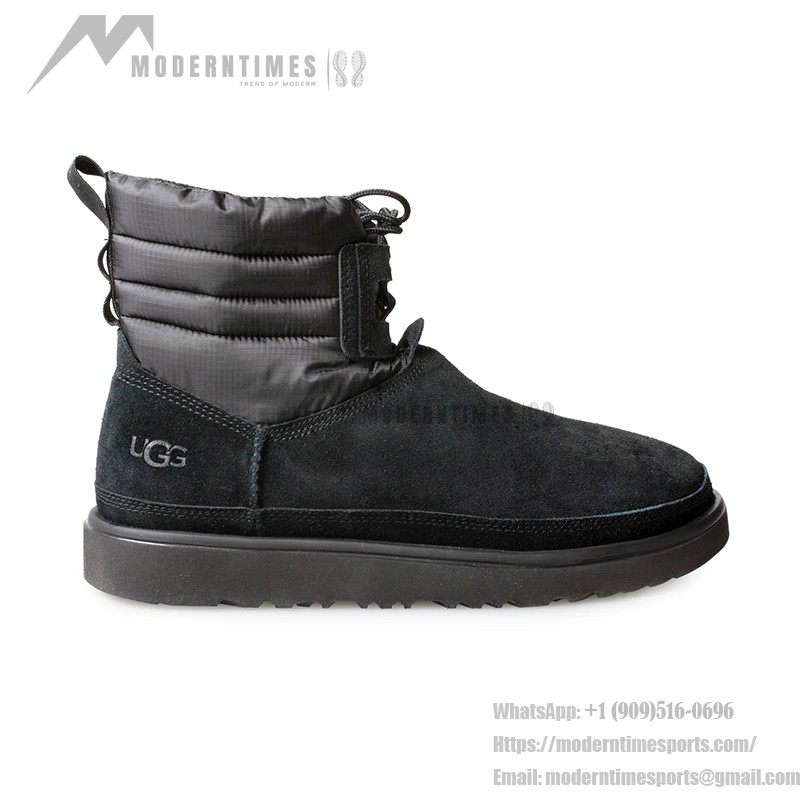 UGG Classic Mini Schnürstiefel Wetterfest mit Wasserdichtem Obermaterial und Schaffellfutter