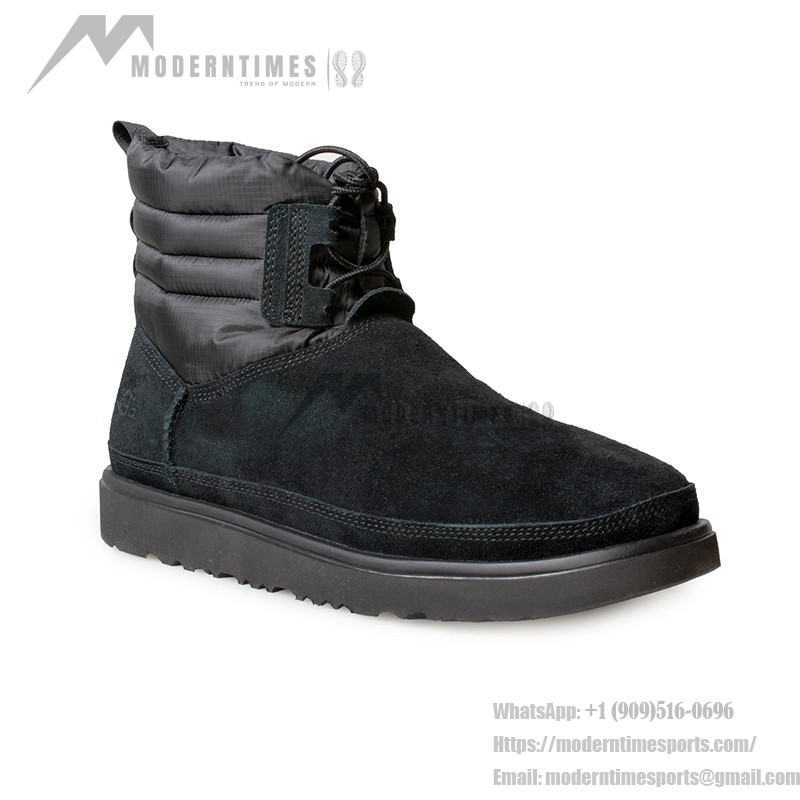 UGG Classic Mini Schnürstiefel Wetterfest mit Wasserdichtem Obermaterial und Schaffellfutter