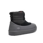 UGG Classic Mini Lace-Up Weather Boots with Waterproof Upper and Sheepskin Lining