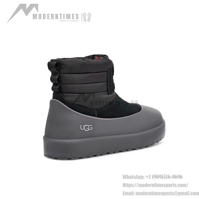 UGG Classic Mini Schnürstiefel Wetterfest mit Wasserdichtem Obermaterial und Schaffellfutter