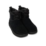 UGG Classic Mini Lace-Up Weather Boots with Waterproof Upper and Sheepskin Lining