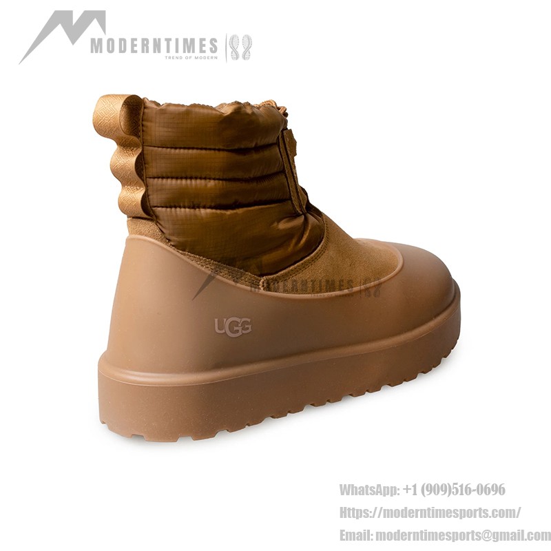 UGG クラシック ミニ レースアップ ウェザーブーツ チェスナット 1120849 - 防水シープスキンブーツ