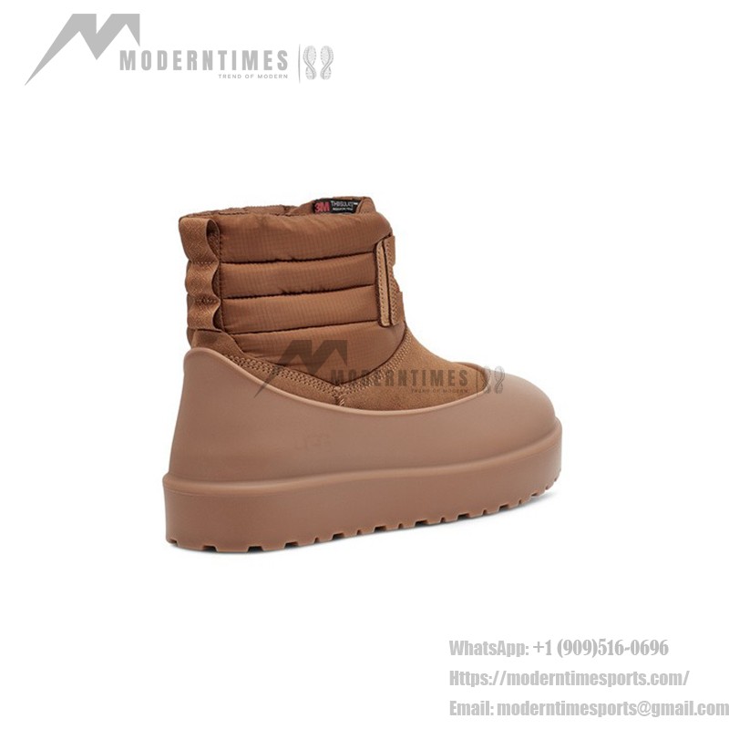 UGG Classic Mini Schnürstiefel Wetterfest Kastanienbraun 1120849 - Wasserdichte Schaffellstiefel