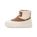 UGG Classic Mini Schnürstiefel Wetterfest Kastanienbraun/Weiß 1120849 - Wasserdichte Schaffellstiefel für kaltes Wetter