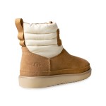 UGG Classic Mini Schnürstiefel Wetterfest Kastanienbraun/Weiß 1120849 - Wasserdichte Schaffellstiefel für kaltes Wetter