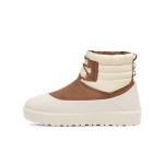 UGG Classic Mini Schnürstiefel Wetterfest Kastanienbraun/Weiß 1120849 - Wasserdichte Schaffellstiefel für kaltes Wetter