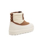 UGG Classic Mini Schnürstiefel Wetterfest Kastanienbraun/Weiß 1120849 - Wasserdichte Schaffellstiefel für kaltes Wetter