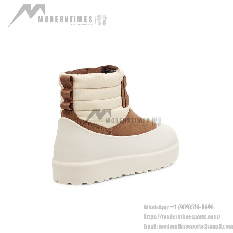 UGG Classic Mini Schnürstiefel Wetterfest Kastanienbraun/Weiß 1120849 - Wasserdichte Schaffellstiefel für kaltes Wetter