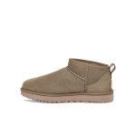 UGG Classic Ultra Mini Antelope Boots with Sheepskin Lining