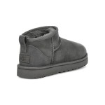 UGG Classic Ultra Mini Grey 1116109 Boots - Sheepskin and Wool Lining