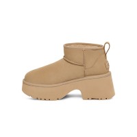 UGG Classic Ultra Mini New Heights 1158311 - Trendy Sheepskin Boots with Elevated Platform Sole