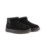 UGG クラシック ウルトラ ミニ ジップ ブーツ ブラック 1143984 - 防水冬用ブーツ