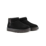 UGG Classic Ultra Mini Zip Boot Black 1143984 - Stylish and Warm Waterproof Winter Boots