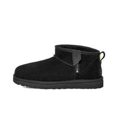 UGG Classic Ultra Mini Zip Boot Black 1143984 - Stylish and Warm Waterproof Winter Boots