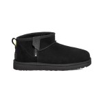 UGG クラシック ウルトラ ミニ ジップ ブーツ ブラック 1143984 - 防水冬用ブーツ