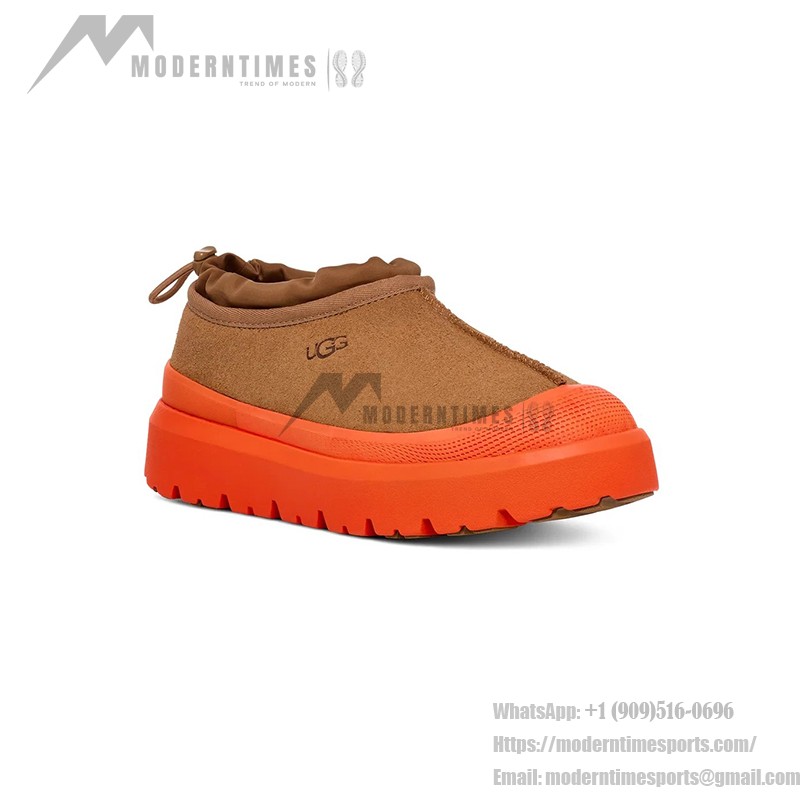 UGG Herren Tasman Weather Hybrid Kastanie/Orange 1144096 - Stilvolle Wasserdichte Wildlederschuhe für Outdoor-Abenteuer