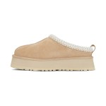 UGG Women's Tazz Slipper Mustard Seed 1122553 - Cozy Sheepskin Lined Platform Slippers