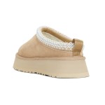 UGG Women's Tazz Slipper Mustard Seed 1122553 - Cozy Sheepskin Lined Platform Slippers