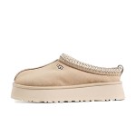 UGG Women's Tazz Slipper Mustard Seed 1122553 - Cozy Sheepskin Lined Platform Slippers