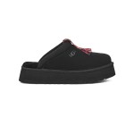 UGG Tazzle Black Women's Platform Slide Slippers 1152677 - Indoor Footwear