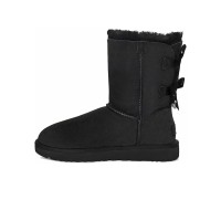 UGG Damen Bailey Bow II Stiefel Schwarz 1016225 - Stilvolle und gemütliche Winterstiefel mit Schleifen-Detail